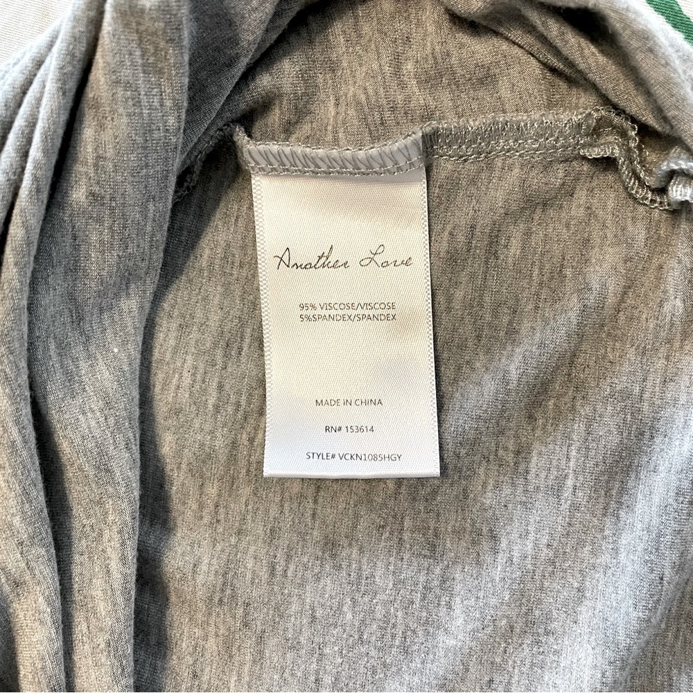 Large Another Love asymmetrical gray dress - Picture 4 of 5